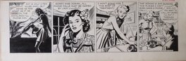 Alex Raymond - Rip Kirby 08/07/1947 - Planche originale