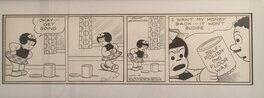 Ernie Bushmiller - Nancy (Arthur et Zoé) - Planche originale