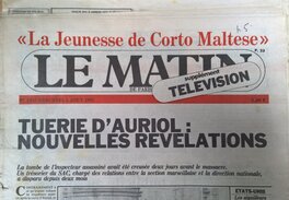 La Une du 5 août 1981 dans Le Matin de Paris, premier jour de publication de la Jeunesse La Une du 5 août 1981 dans Le Matin de Paris, premier jour de publication de la Jeunesse