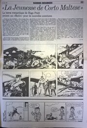 Publication par deux strips dans Le Matin de Paris Publication par deux strips dans Le Matin de Paris