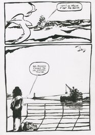 Edmond Baudoin - Baudoin - Salade niçoise - La Baie des Anges  p60 - Comic Strip