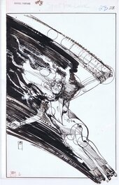 Bill Sienkiewicz - Dazzler Pin-up for Marvel Fanfare #8 by Bill Sienkiewicz - Illustration originale