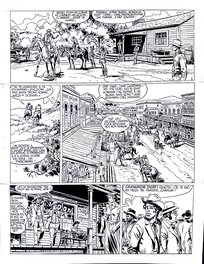 Michel Rouge - Comanche Le dollar à 3 faces, page 6 - Planche originale