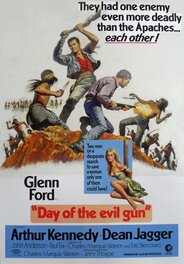 Jack Thurston - Day of the Evil Gun (1968) - Original Illustration
