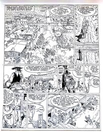 Jean Giraud - Blueberry album Arizona Love page 36 - Planche originale