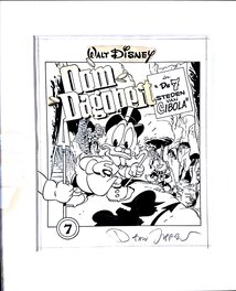 Daan Jippes - Cover for Uncle Scrooge The Seven Cities of Cibola - Original Cover