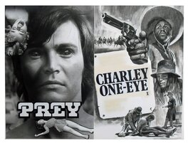 Tom Chantrell - Prey & Charley One-Eye (1977) - Illustration originale