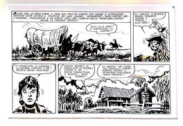 Hugo Pratt - Fort Wheeling page - Comic Strip
