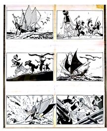 Hugo Pratt - Simbad il Marinaio page - Planche originale