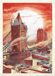 Nevio Zeccara - The Day The Earth Caught Fire (1961) - Original Illustration