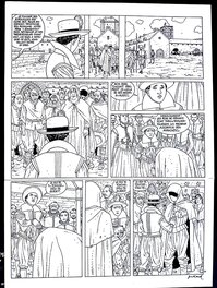 André Juillard - Les 7 vies de l´ Épervier page - Planche originale