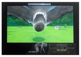 The Shout (1978) - movie poster painting (prototype)