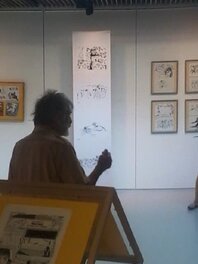 Edmond Baudoin fait une visite commentée de son exposition (Etables sur Mer, 28/07/2018) Edmond Baudoin fait une visite commentée de son exposition (Etables sur Mer, 28/07/2018)