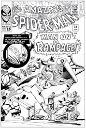 Bruce McCorkindale - Amazing Spider-man # 32 cover - Couverture originale