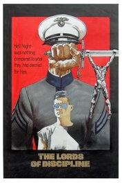 Vic Fair - Lords of Discipline (1983) movie poster painting (prototype) - Illustration originale
