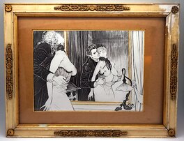 Oeuvre dans son cadre d'origine