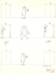 Henry Syverson - Elevator - Original Illustration