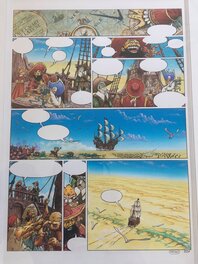 Jean-Luc Masbou - De Cape et de Crocs - VII - Chasseurs De Chimeres - Planche originale