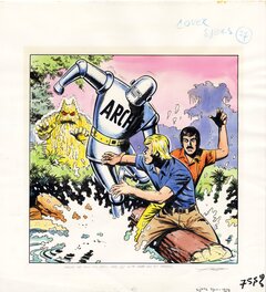1973 - Sjors weekblad / Archie de man van staal (Magazine-cover in color- Dutch KV)