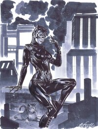 Marco Castiello - Catwoman par Castiello - Illustration originale