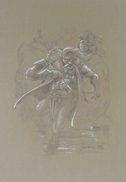 Ken Broeders - Barbarian - Illustration originale