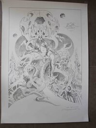 Esteban Maroto - Lamia - Original Illustration