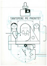 Chris Ware - Coat of arms - Planche originale