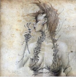 Peter Andrew Jones - Queen of the Wood - Illustration originale
