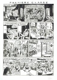 Christophe Blain - 2008 - Gus : Ernest - Planche originale