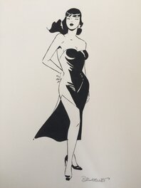 Philippe Berthet - Pin up - Original Illustration