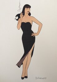 Philippe Berthet - Pin up - Original Illustration