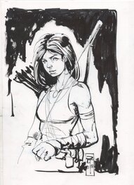 Ralf van der Hoeven - Tomb Raider / Lara Croft - Planche originale