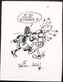 Jijé - Blondin et Cirage - Original Illustration