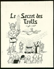 Gos - Le  Scrameustache - version alternative de la couverture originale - Couverture originale