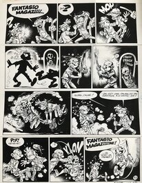 Spirou et Fantasio - Planche originale