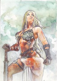 Fabrice Le Hénanff - Red Sonja Cosplay - Original Illustration