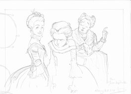 Isa Python - Marie-Antoinette - Original art