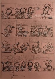 Dan Verlinden - Petit Spirou - Tome , Janry , Dan - Planche originale