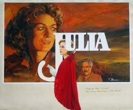 Tom Beauvais - Julia (1977) unused movie poster design - Original Illustration