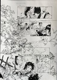 Cristina Mormile - Samurai T.10 - Ririko - p45 - Planche originale