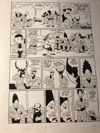 Brüno - Biotope planche originale - Comic Strip
