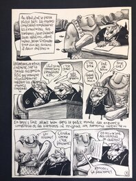 Manu Larcenet - "Les barbares contre les experts comptables" Planche 3/7 - Planche originale