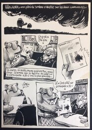 Manu Larcenet - "Les barbares contre les experts comptables" Planche 4/7 - Planche originale