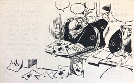 Ebauche différente de la première case au dos de la planche Ebauche différente de la première case au dos de la planche