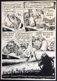 Manu Larcenet - Larcenet "Les barbares contre les experts comptables" Planche 7/7 - Comic Strip