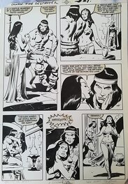 Planche originale - Conan The Destroyer