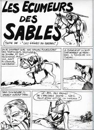 Pierre Dupuis - Mac Gallan - Les écumeurs des sables - Planche originale