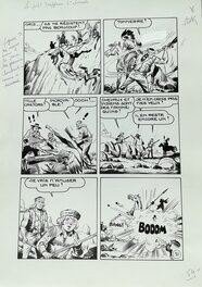 Enzo Chiomenti - Le petit trappeur - Planche originale