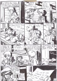 Xavier Fourquemin - Le train des orphelins, tome 1 - Planche originale