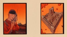 Moebius - Moebius - Cartes Comic Images - N°33 & 85 - Original Illustration